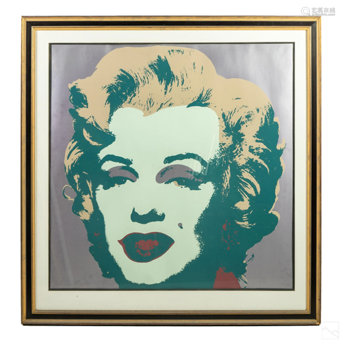 Marilyn Monroe Pop Art Serigraph after Andy Warhol