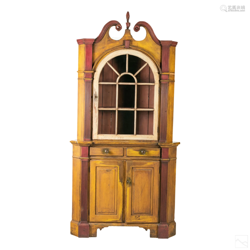 18th to 19th Cent. Early American Antique Cabinet