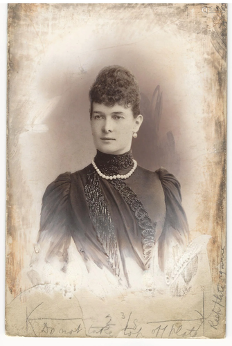 Cabinet Card photo of Dowager Empress Maria Feodrovna