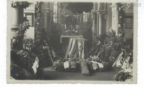 Photo postcard of a Palace Chapel at Gmunden