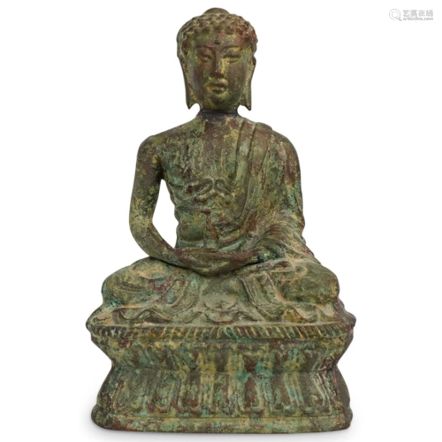Antique Bronze Buddha Figure