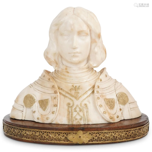 Alabaster Figural Bust