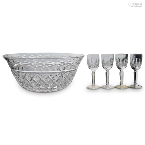 (5 Pc) Group Of Waterford Crystal