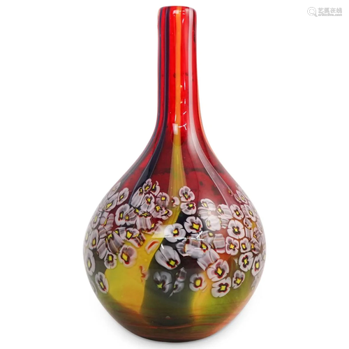 Fratelli Toso Attrib. Murano Glass Vase