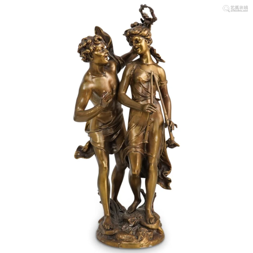 Emile Bruchon (French, 1806-1895) Bronze Sculpture