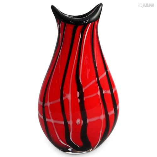 Murano Glass Teardrop Vase