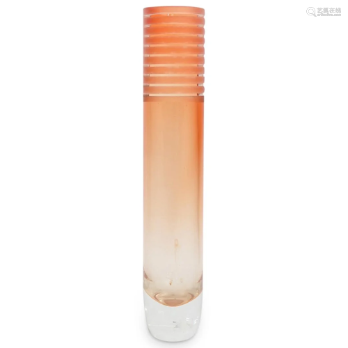 Modernist Cylindrical Glass Vase