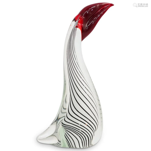 Murano Glass Toucan Sculpture