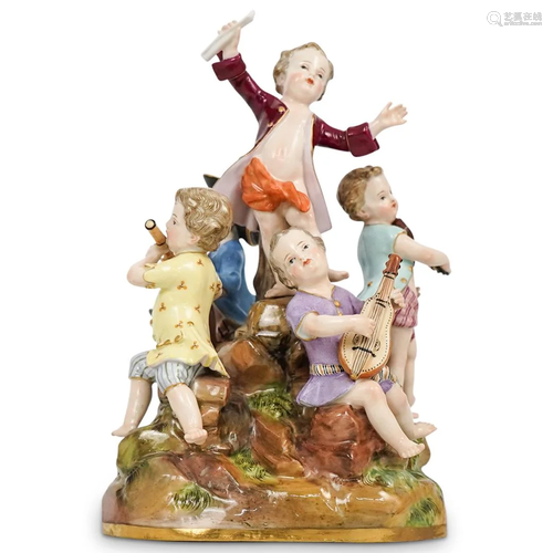 Meissen Porcelain Figural Group