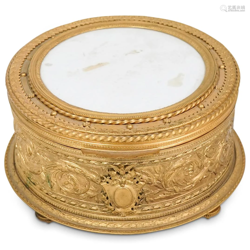 French Gilt Bronze Dresser Box