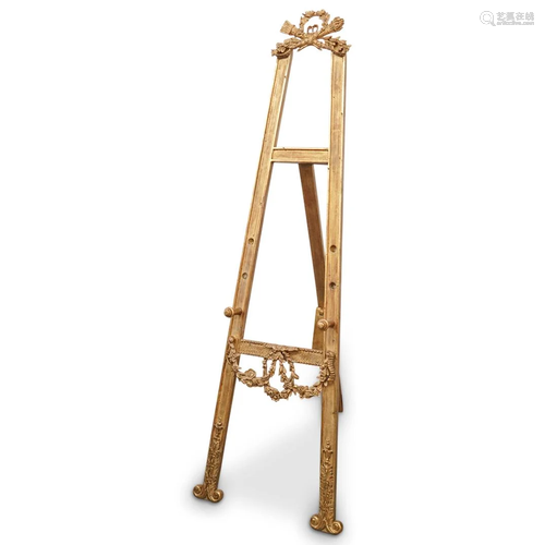 Gilt Wood Carved Easel