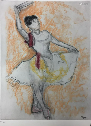 Edgar Degas - Untitled From the Danse Dessin