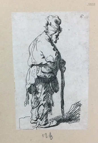 Rembrandt van Rijn - Old Man Dressed In Rags