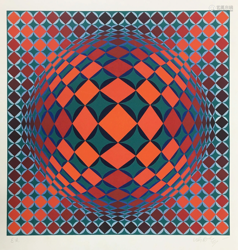 Victor Vasarely - Untitled