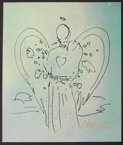 Peter Max - Angel with a Heart