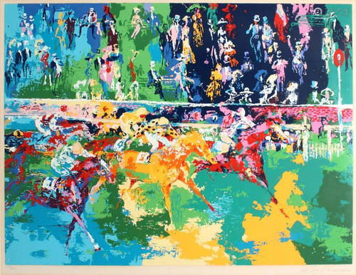 LeRoy Neiman - Ascot Finish