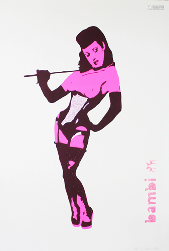 BAMBI Street Artist - Dita Von Teese