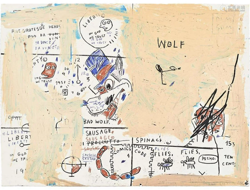 Jean-Michel Basquiat - Wolf Sausage