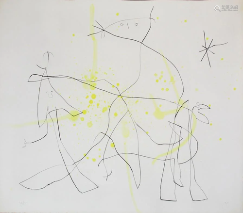 Joan Miro - Untitled IX from 