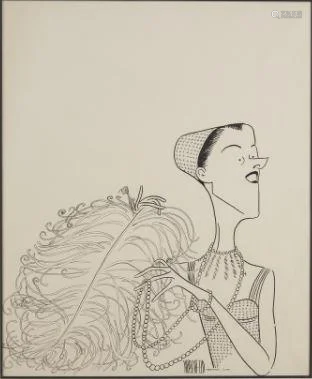 Al Hirschfeld - Flapper