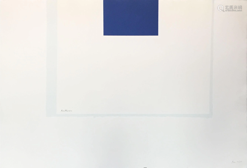 Robert Motherwell - Untitled (Blue/White) from London