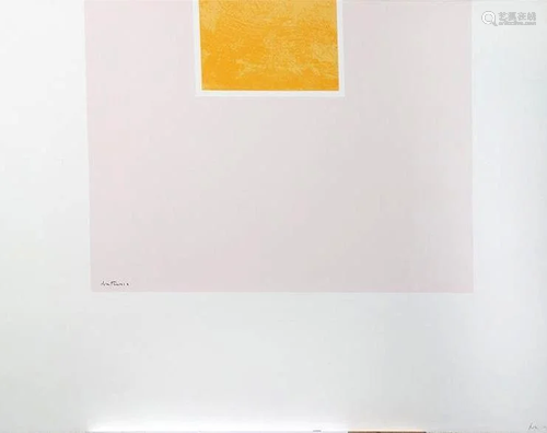 Robert Motherwell - Untitled (Orange/Pink) from London