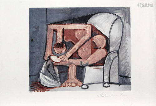 Pablo Picasso (After) - Femme a la Toilette