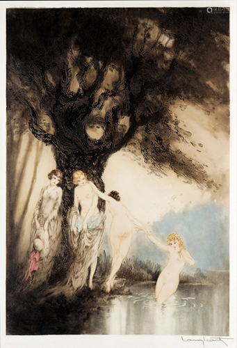 Louis Icart - Bathing Beauties