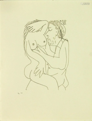 Pablo Picasso (After) - Untitled (8.10.64 XV)