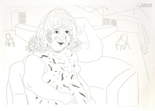 David Hockney - Ann in the Studio