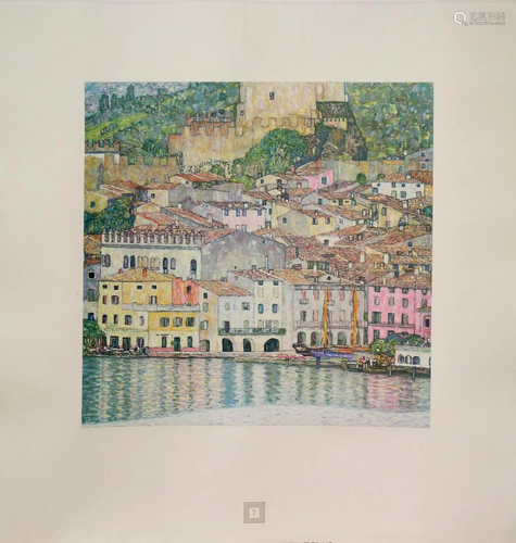 Gustav Klimt (After) - Malcesine am Gardasse