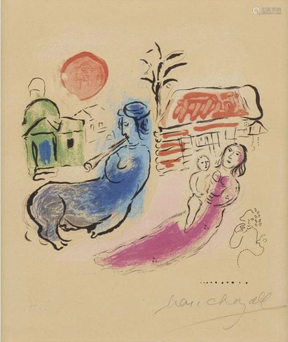 Marc Chagall - Maternite au Centaure