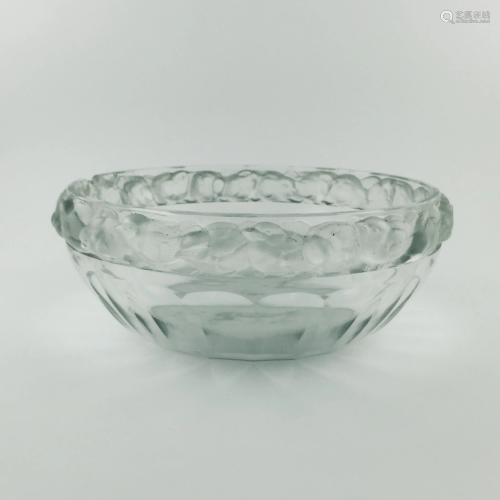 Lalique crystal bowl