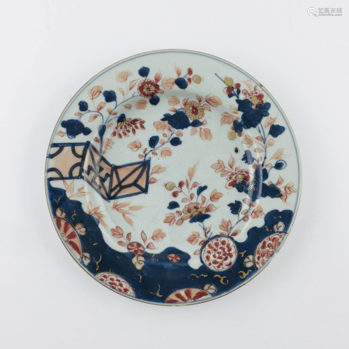 Plate in Chinese porcelain