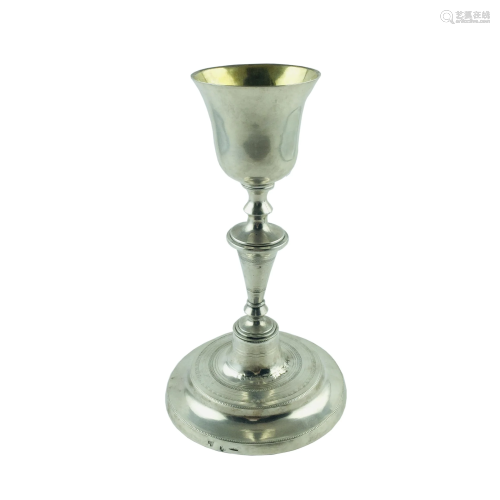 Mexican chalice in silver