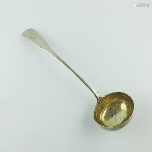 Russian silver ladle