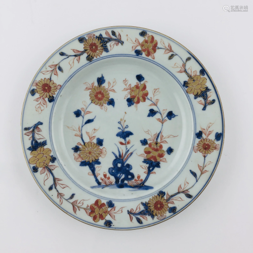 Pair of plates in Chinese porcelain