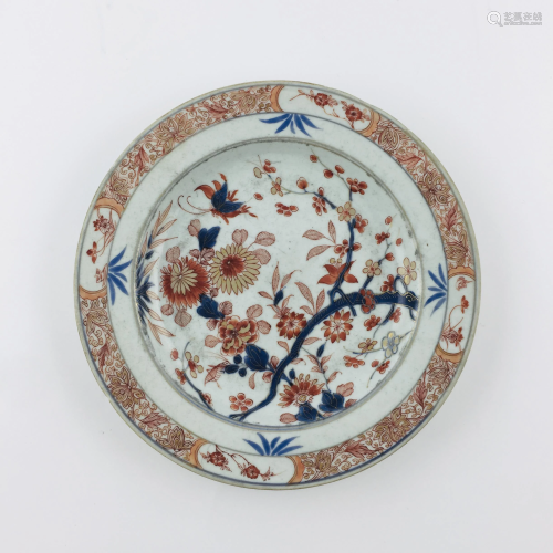 Plate in Chinese porcelain