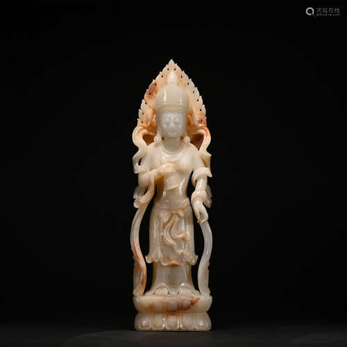 A jade statue of Guanyin