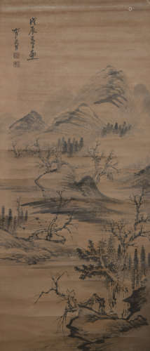 A Li liufang's figure painting