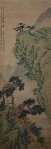A Wen zhengming's landscape painting