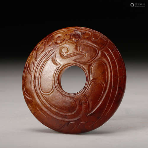 An Archaistic Jade Pendant