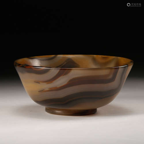 An Agate Carved Bowl