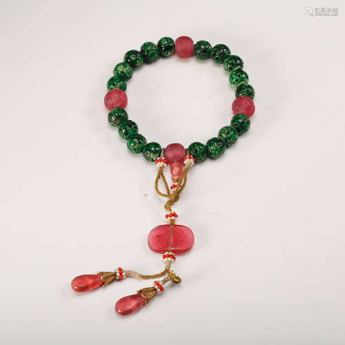 Jadeite And Tourmaline Prayer Beads