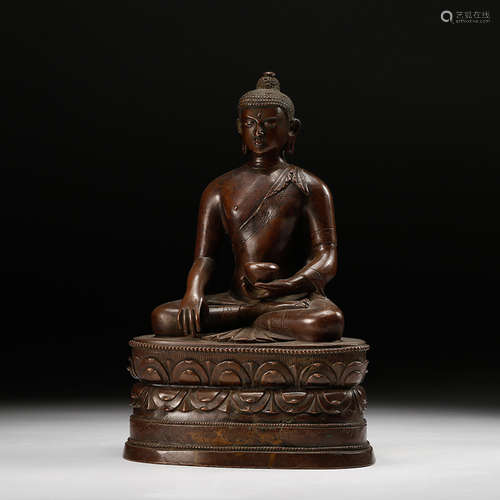 A Bronze Seated Shakyamuni