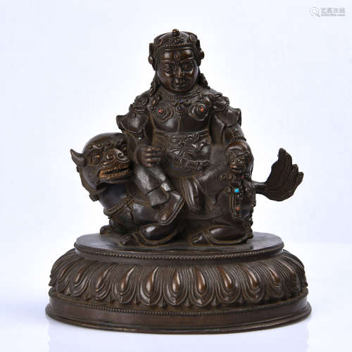 A Bronze Figure Of Jambhala