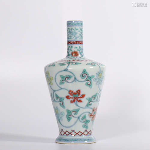 A Doucai Porcelain Vase, Marked