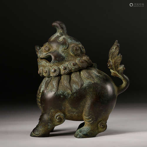 A Bronze Beast Censer