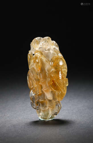 A Rock Crystal Pendant