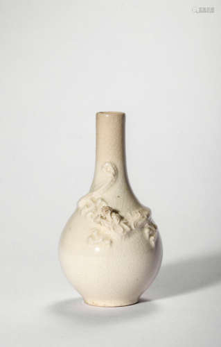 A Blanc De Chine Porcelain Vase, Qing Dynasty